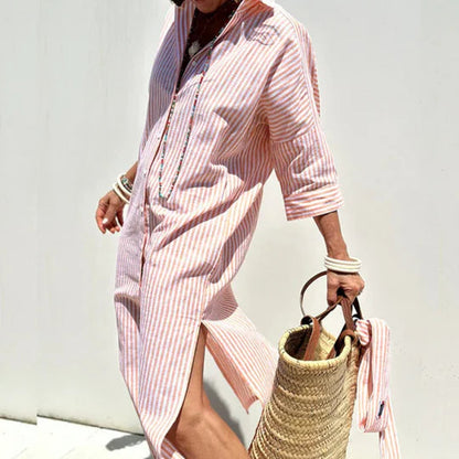 Sherry | Women's Button-Down Midi Dress