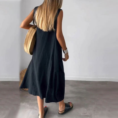 Fabienne™ | Casual Summer Dress with Pocket Detail
