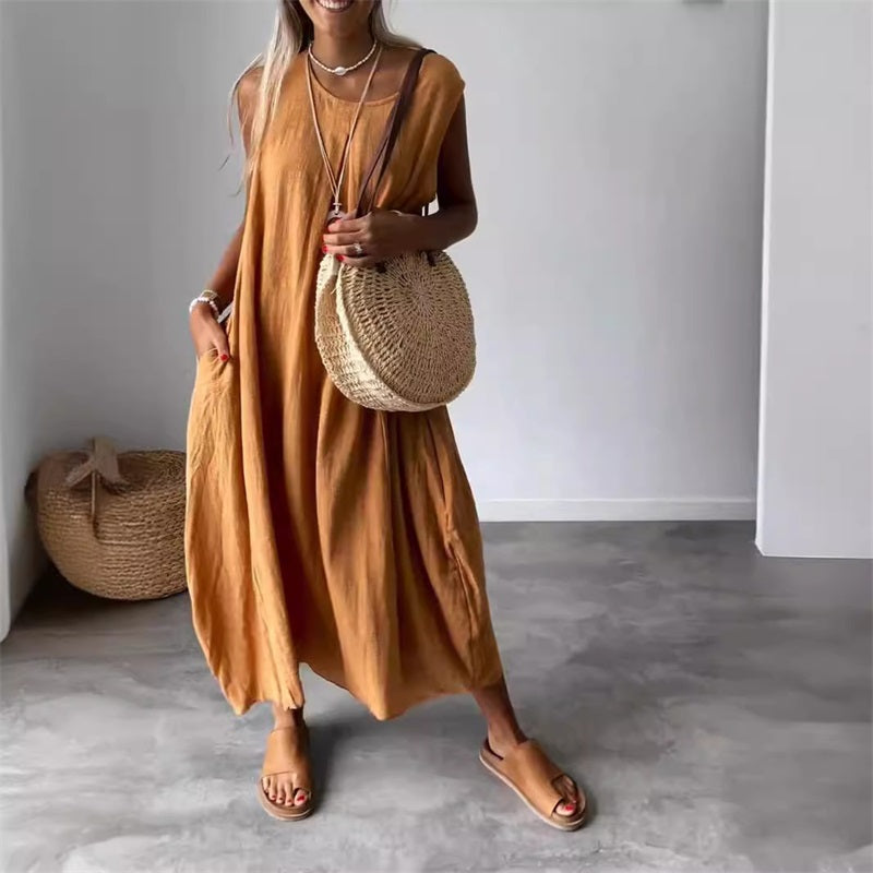 Fabienne™ | Casual Summer Dress with Pocket Detail