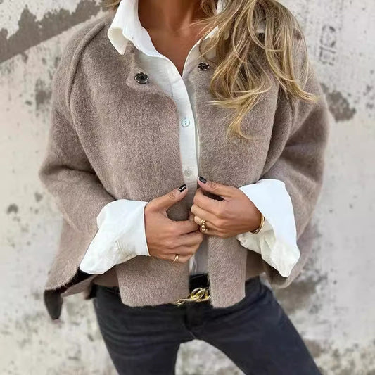 Elise™ – Short Jacket with Elegant Flared Sleeves