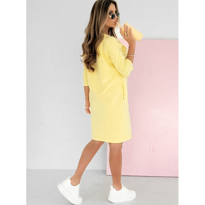 Skye | Women's Casual Sweatshirt Dress 3/4 Sleeve Mini Dress