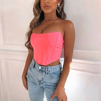 Theresa | Women's Strapless Fitted Top